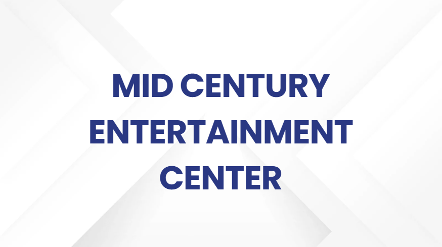 mid century entertainment center