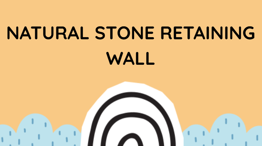 natural stone retaining wall